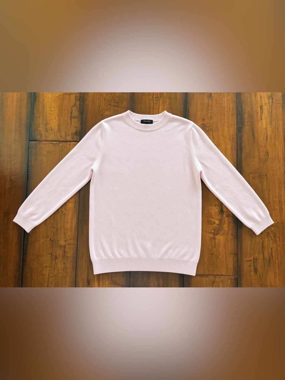 Talbots Crewneck Cashmere Sweater - Pale Pink